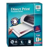 51wF%2BfplimL. SL160  Avery Direct Print Laser Printer Dividers, 8 Tab, 24 Sets