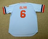 TONY OLIVA Minnesota Twins Majestic Cooperstown Throwback Baseball Jersey, LARGE
