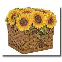 Sunflowers Tissue Box Cover