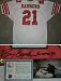 Barry Sanders Signed Oklahoma State White Jersey w/Heisman 88 Oklahoma State Cowboys NCAA