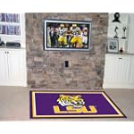 Louisiana State University 5 x 8 Rug