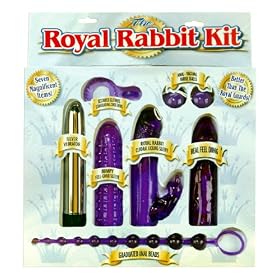Pipedream Products Royal Rabbit Kit, Purple and Silver
