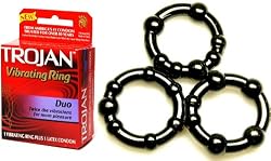 Trojan Duo Intense Vibrating Ring Stay Hard Cockring Kit