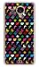 LOVE&PEACE monogram マルチ (クリア) design by ROTM / for F-12C/docomo