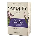 Yardley London Soap Bath Bar, English Lavender & Essential Oils, 4.25 Oz /120 G
