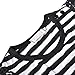 Infant Baby Girls Long Sleeves Striped Lace Romper