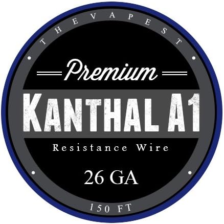 150ft Kanthal 26 Gauge A1 Resistance Wire Roll .40mm, 3.21 Ohms/ft