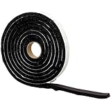 M-D Building Products 6577 Sponge Rubber Tape, 1/4-by-1/2-Inch-by-10 feet, Closed Cell, Black