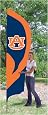 Auburn - Tall team flag w/ pole