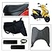 Vheelocity Combo of 72599 Black Motorcycle Body and Seat Cover with Foot Mat and Free Acupressure Grip for Honda Dio Scooter RS.599.00