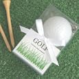 A Leisurely Game of Love Golf Ball Tape Measure - Wedding Favors