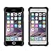 Daswise case for iPhone 6s Plus, iPhone 6 Plus 5.5 TPU Armor Full Body Protective Cover Shockproof + PET Screen Protector - Drop-Tested (10X from 4Ft), Dust Proof Design (Black)
