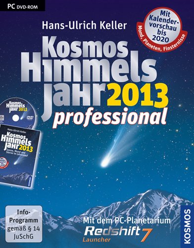 Produkt-Bild: Kosmos Himmelsjahr 2013 professional: Mit dem PC-Planetarium Redshift 7 Launcher