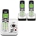 Vtech DECT 6.0 White/Black Expandable 3-Handset Cordless Phone System with Digital Answering Device and Caller ID (CS6229-3)
