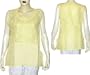 Comfort Clothing Womens Top Kurti Sleeveless Dress Chikan Embroidery Size L (ctop468)