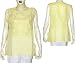 Comfort Clothing Womens Top Kurti Sleeveless Dress Chikan Embroidery Size L (ctop468)