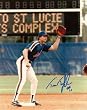 Tim Teufel Signed Mets 8x10