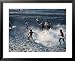 Children Playing Soccer Game in Street, Antofagasta, Chile Styles Framed Art Poster Print by Eric Wheater, 31x25