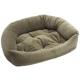 Jax and Bones Napper Dog Bed, Ripple Velour