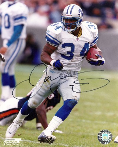 JAMES STEWART DETROIT LIONS,JACKSONVILLE JAGUARS,SIGNED,AUTOGRAPHED 8X10,PHOTO,COA