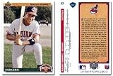 1992 Upper Deck Manny Ramirez Rookie Baseball Card #63 - Shipped In Protective Display Case!