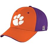 The Game Clemson Tigers Orange School Logo Flex Fit Hat