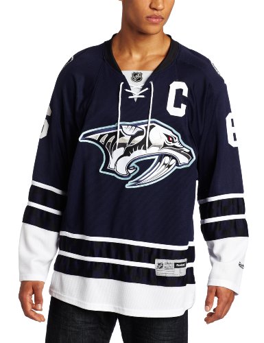NHL Men's Nashville Predators Shea Weber Reebok Edge Premier Player Jersey (Navy, Large)