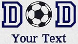 Personalized custom embroidered soccer DAD sweatshirt