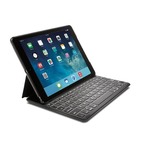 Kensington KeyFolio Thin X2 Plus Backlit Keyboard Case for iPad Air (K97234US)