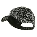Leopard Sequin Cap - Black W31S61B