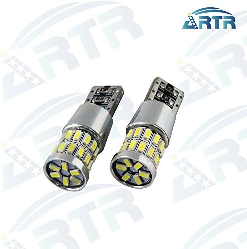 2PCS ARTR Pure White Canbus T10 W5W 168 192 194 30SMD 3014 LED Bulbs Great update for DRL Side Marker Lights