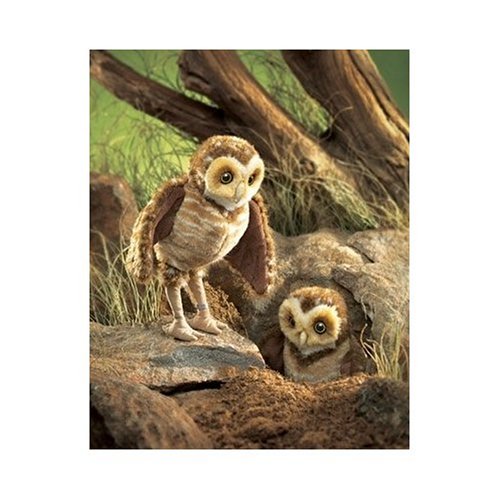 51wFhrcBKIL Burrowing Owl 11 Puppet Plush Stuffed Animal Toy
