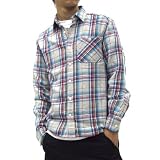 (オープン ディッチ) OPEN DICH チェックシャツ メンズ ネルシャツ 起毛 (フランネル シャツ ワーク チェック) (29)GRAY M