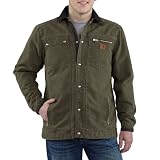 Carhartt Men's Big & Tall Sandstone Multi Pocket Jacket - Quilt Lined