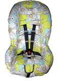 Babble Chic Toddler Car Seat Cover - Lulu's Garden