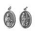 St. Maximilian Kolbe Medal 20 Steel Chain with Clasp