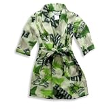 Sleepy Head - Toddler Boys Fleece Robe, Light Green