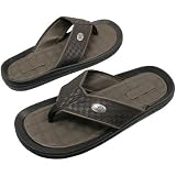 NCAA LSU Tigers Brown Weave Flip Flop Sandals (9)