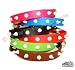 Glow-in-the-Dark Spikes Snag-proof Safety Collar for Dogs and Cats - Candy Pink/8-11