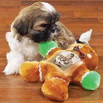 Gingerbread Man Picture Pal - Holiday Gift For Dogs