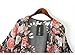 Orangesky Vintage Floral Kimono Boho Chiffon Cardigan