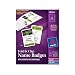 Avery Fold and Clip Name Badges, 2.25 x 3.5 Inches, White, Box of 40 (74554)