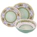 Kitchen & Housewares : Daisy ~ Le Cadeaux Melamine Italian Pottery Ceramic design Dinnerware:Plate,Bowl,Platter,PlaceSetting