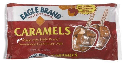Eagle Brand Individually Wrapped Caramels With Sticks, 12-Ounce Bags (Pack of 12) by Eagle Brand