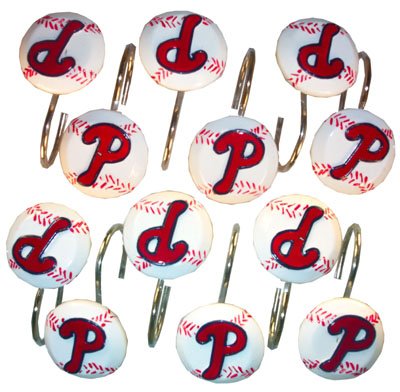 Philadelphia Phillies Shower Hook Set