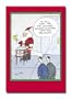 Santa Died - Risque Cartoon Merry Christmas Greeting Card
