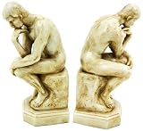 Rodin's The Thinker Marble Look Book Ends
