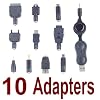 Universal USB Mobile Cell Phone Charger 10 Adapter Kit