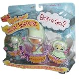 Bratz Lil' Angels Secret Surprise Numbered Collector Series 3 Pack Set with 1 Bratz Lil Angelz Baby (# 677) and 2 Pets (# 684 and # 691) in Light Green Color Wrap