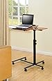 Altra Jacob Laptop Cart, Cherry/Black